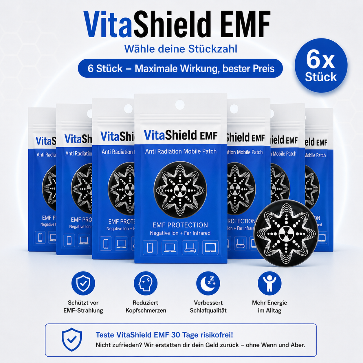 VitaShield EMF – Dein unsichtbarer Schutz im digitalen Alltag