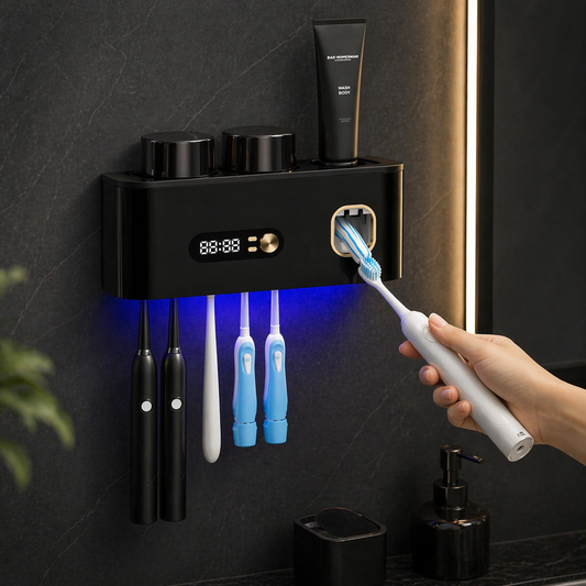 DentoClean UV Pro – UV Zahnbürstenhalter für perfekte Hygiene