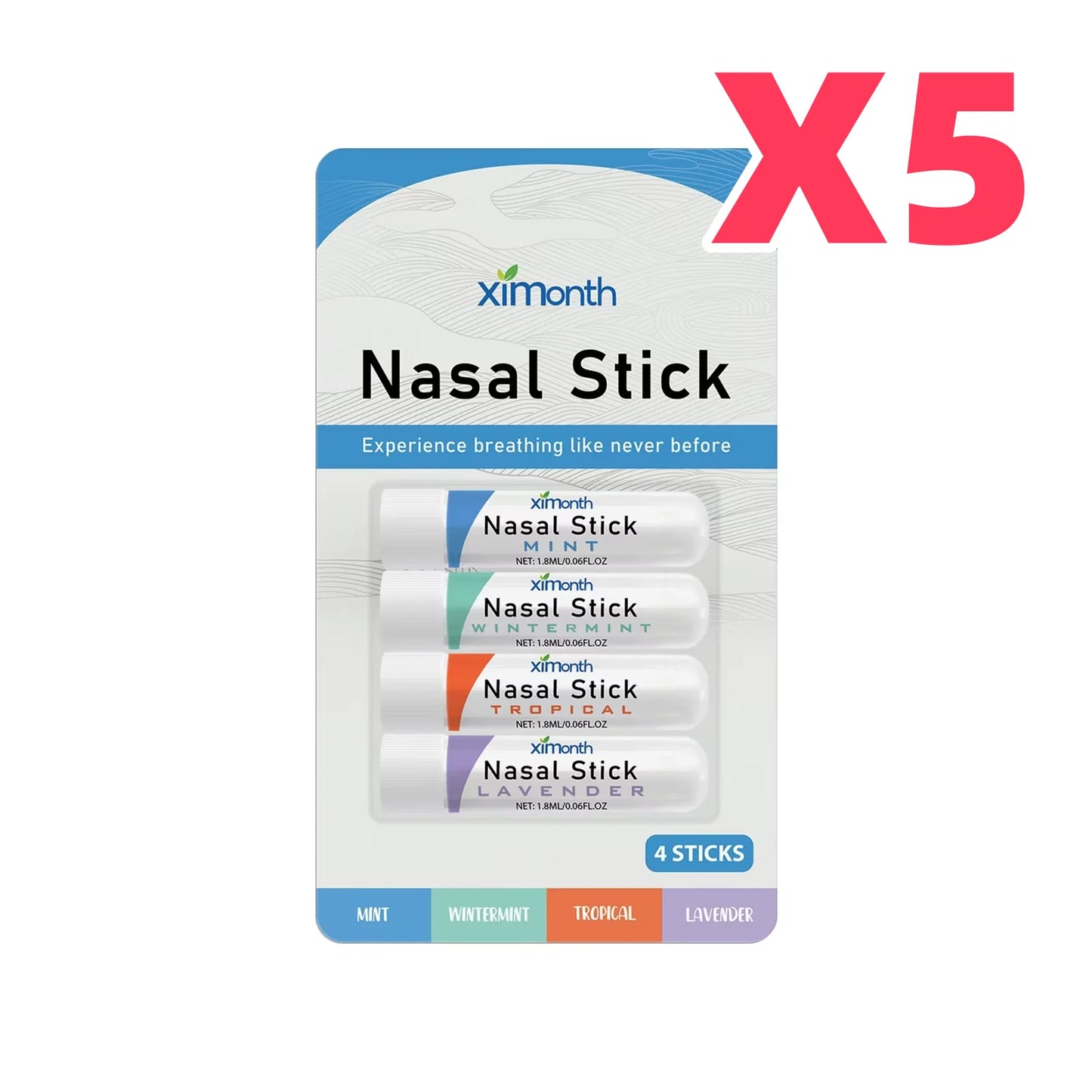 BreatheAura - Aroma Nasal Sticks