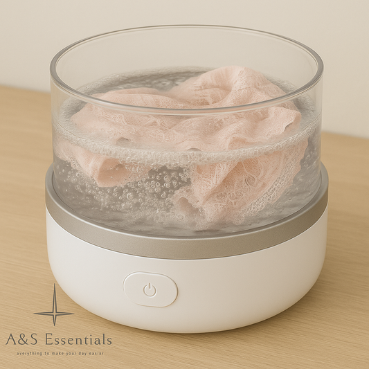 A&S Essentials Ultraschallreiniger – Perfekt für Unterwäsche, Babybekleidung & mehr