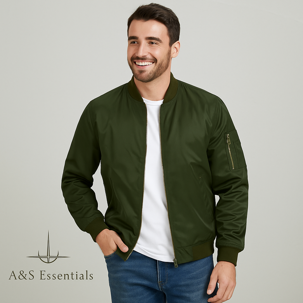 Herren Bomberjacke – Zeitloser Style & bequemer Tragekomfort für jede Gelegenheit