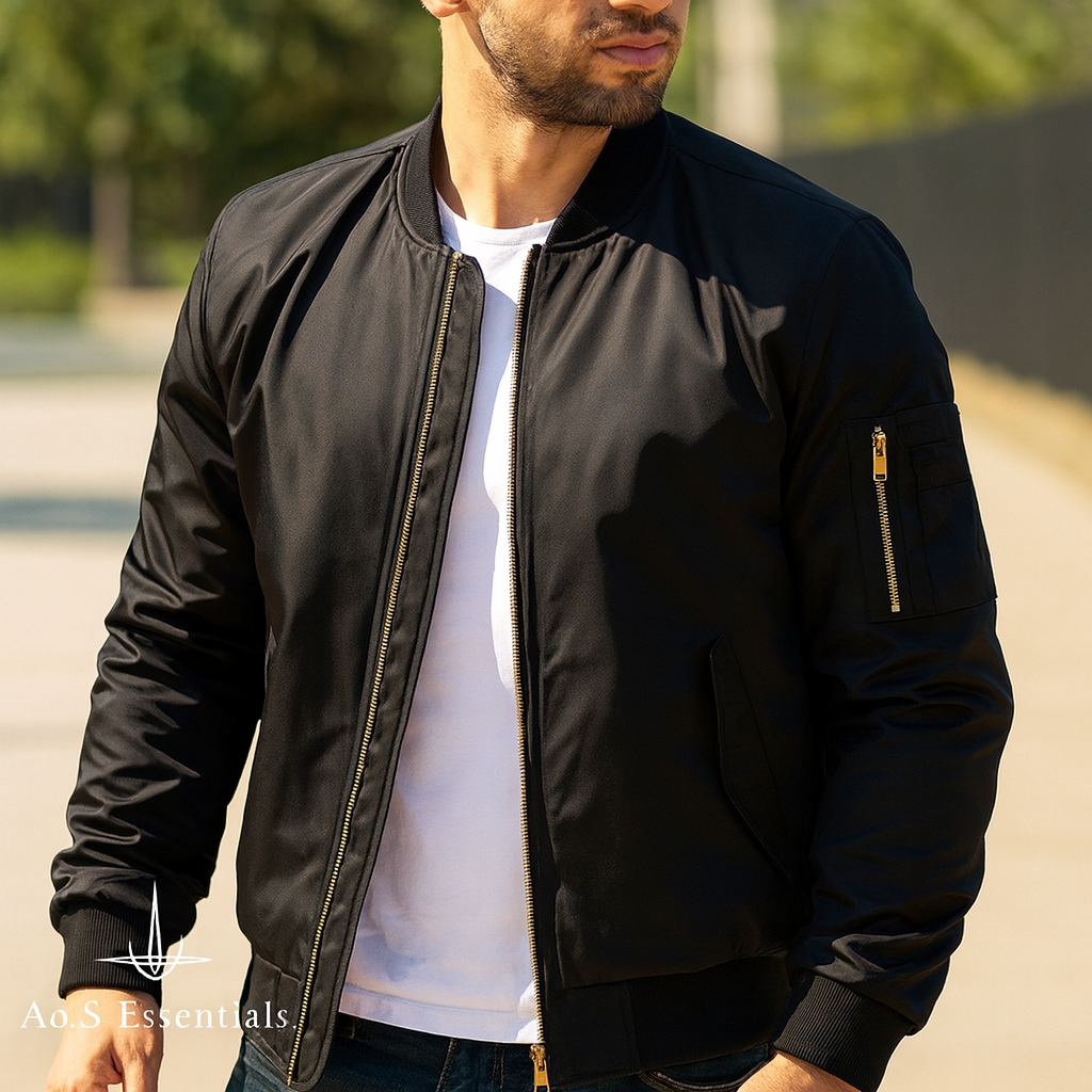 Herren Bomberjacke – Zeitloser Style & bequemer Tragekomfort für jede Gelegenheit