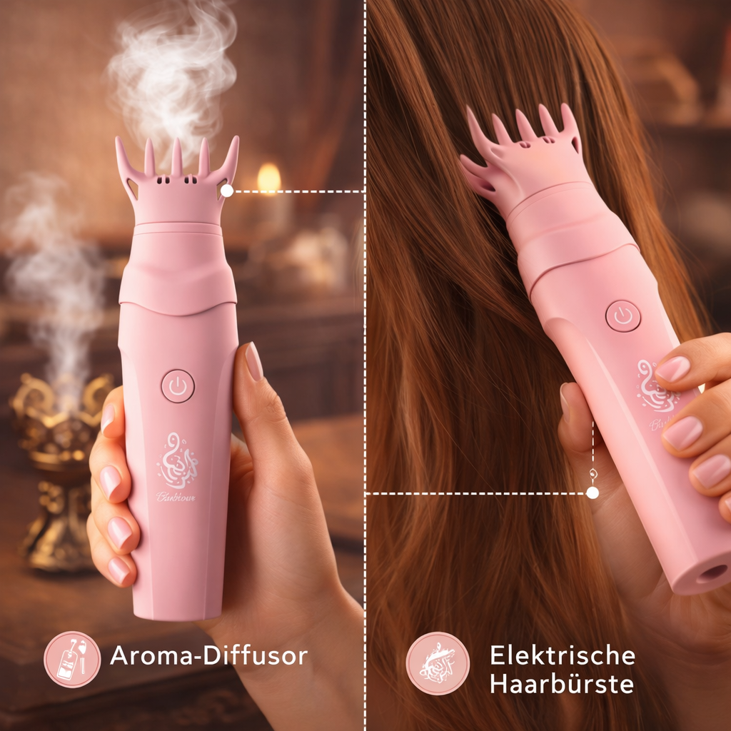 ZAHRA OUD™ , 2 in 1 Bürste & Aromadiffusor