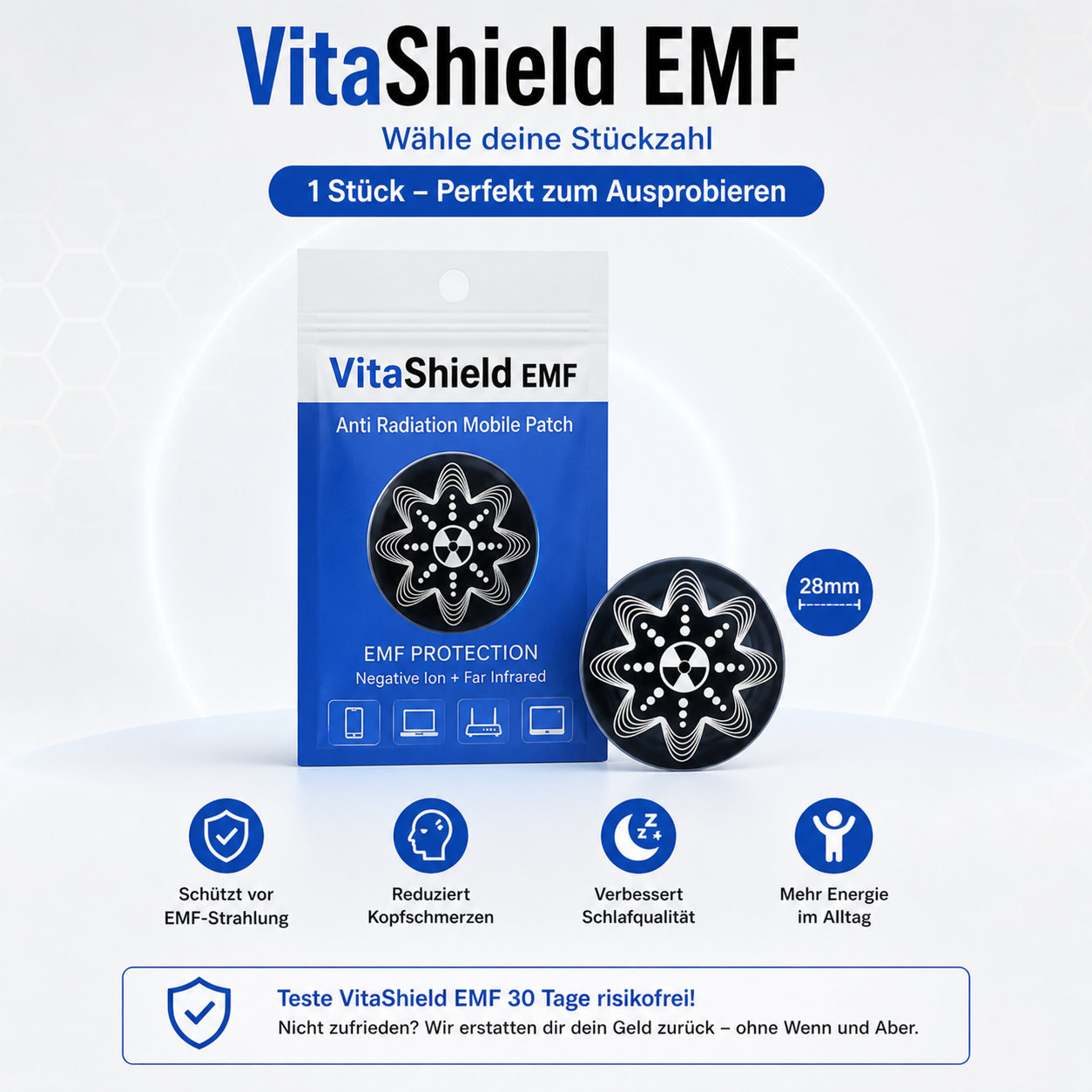 VitaShield EMF – Dein unsichtbarer Schutz im digitalen Alltag
