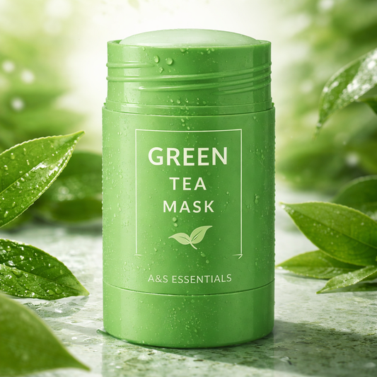 GreenGlow – Green Tea Mask Stick für Tiefenreinigung, Öl Kontrolle & Porenpflege (alle Hauttypen)