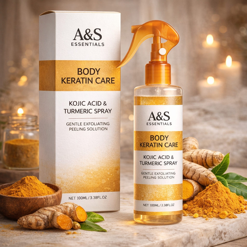 A&S GlowPeel™ – Kojic Acid & Turmeric Renewal Spray
