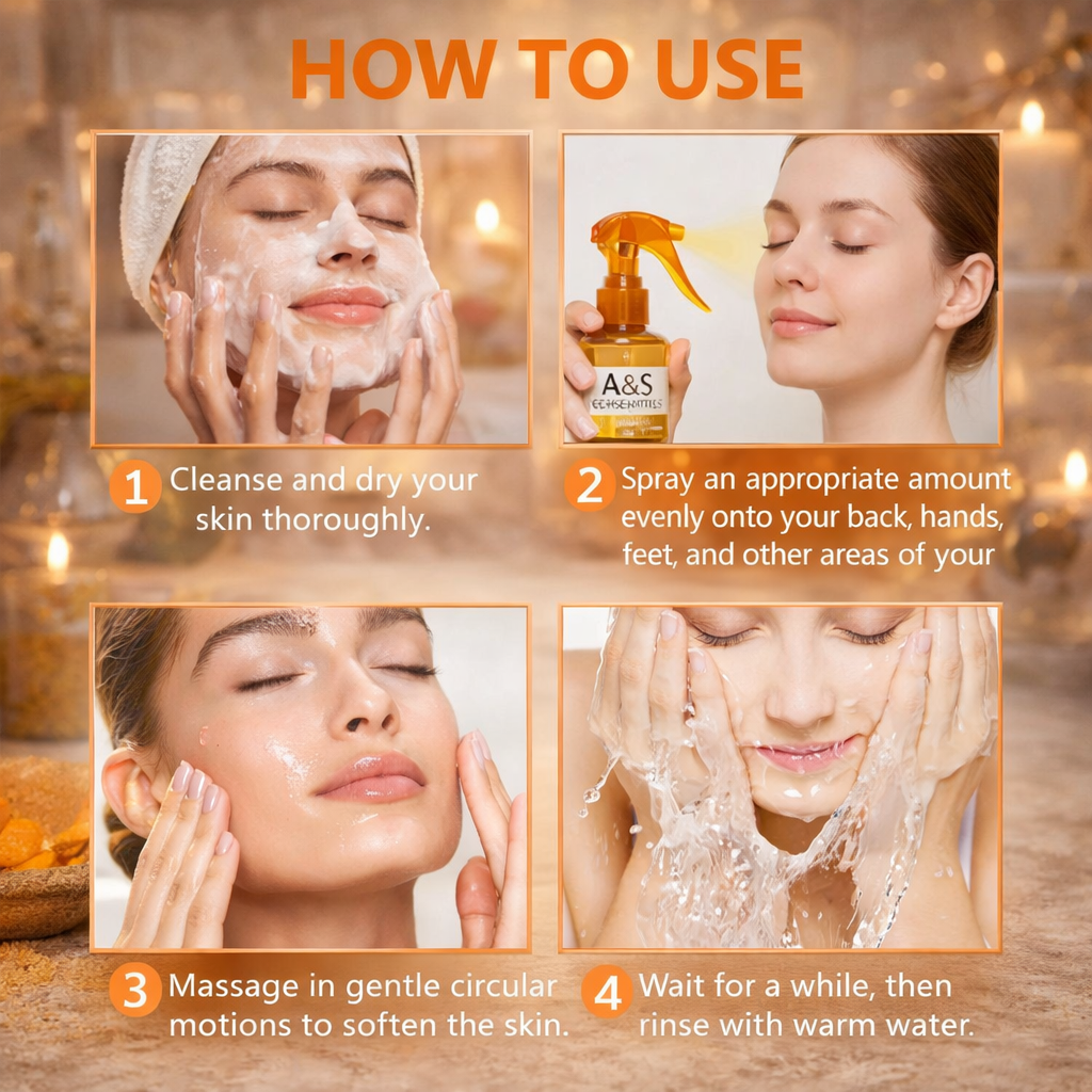 A&S GlowPeel™ – Kojic Acid & Turmeric Renewal Spray