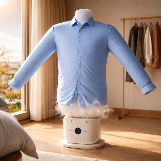 DrySuit 360 – 360° Kleidungstrockner mit Heißluft | Trocknet & Glättet in Minuten