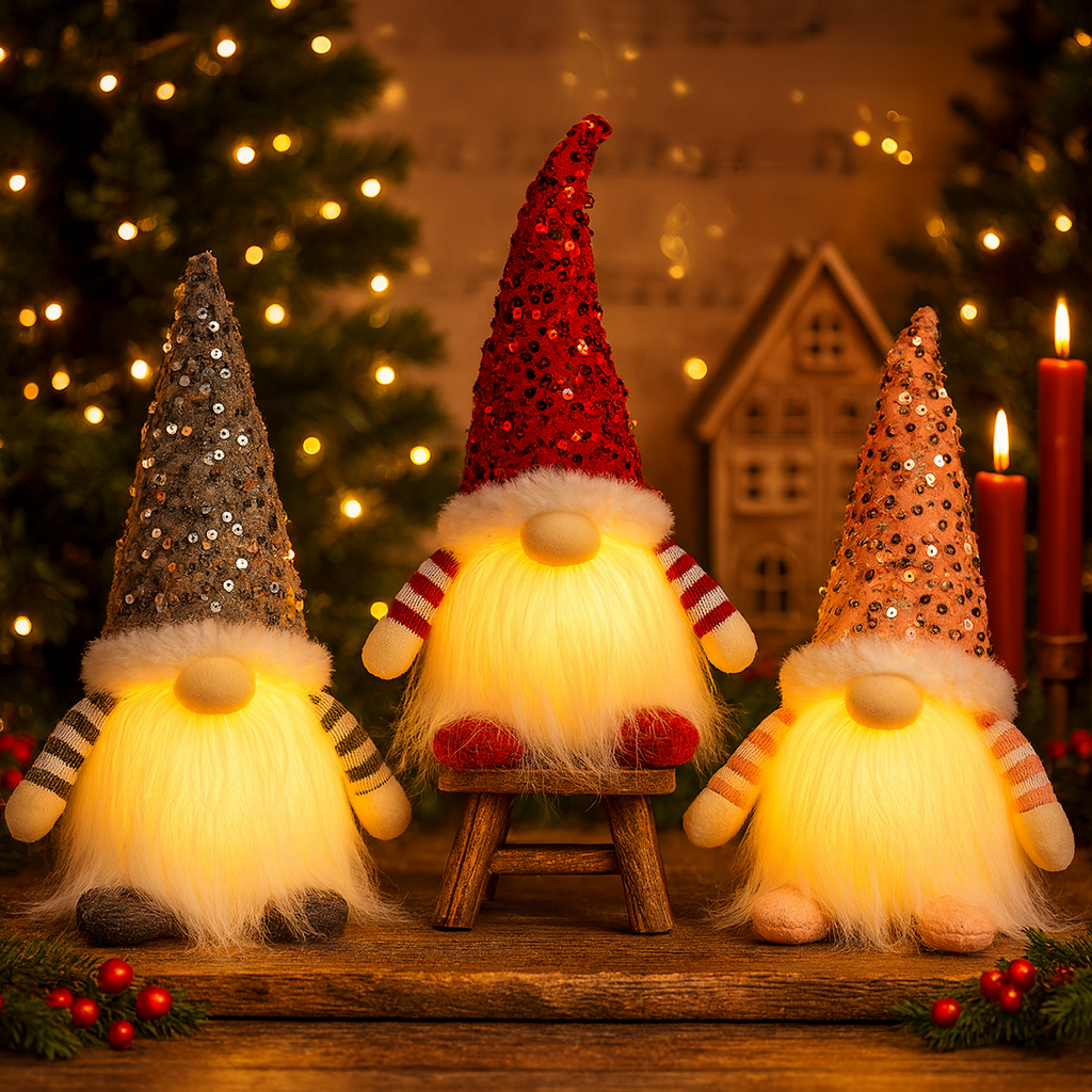 🎅✨ GlowGnomes – Die leuchtenden Weihnachtszwerge, die Magie in dein Zuhause bringen!