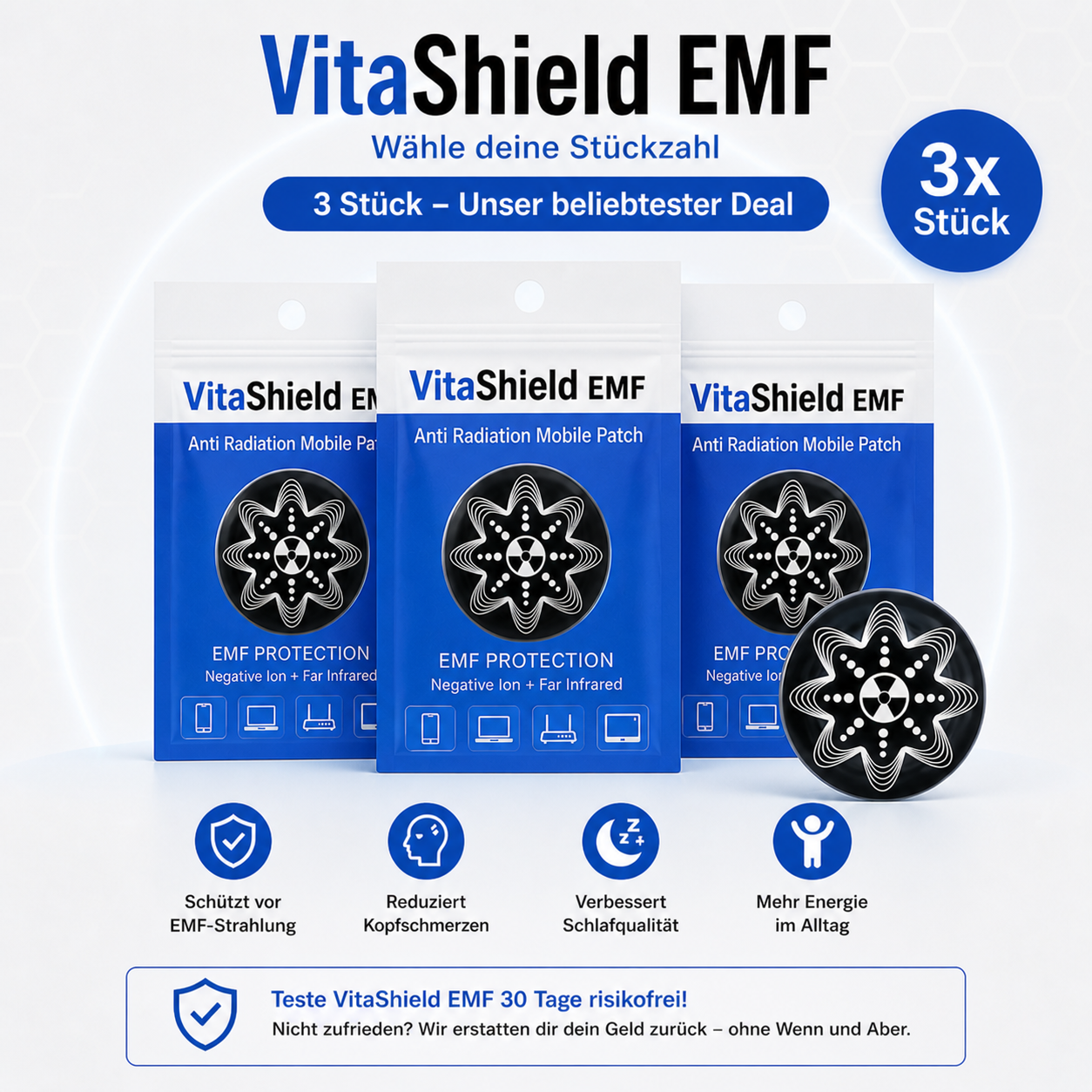 VitaShield EMF – Dein unsichtbarer Schutz im digitalen Alltag