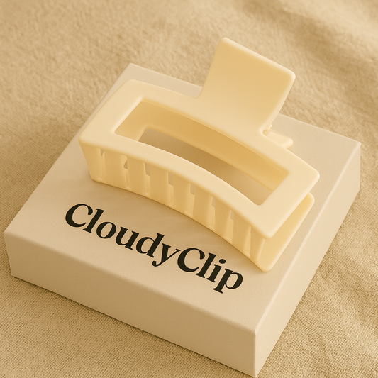 CloudyClip™ , Die sanfte Haarspange, die hält, ohne zu drücken.